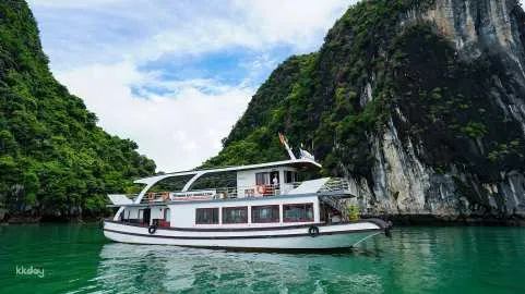 Wonder Bay Luxury Day Cruise | Explore Ha Long Bay with Sung Sot & Ti Top | Multiple Languages Tour Guide | Optional Limousine Transfer