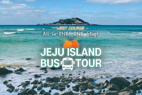Jeju Island West/South Day Tour + Bus transfer｜Luxury Value Tour with Lunch