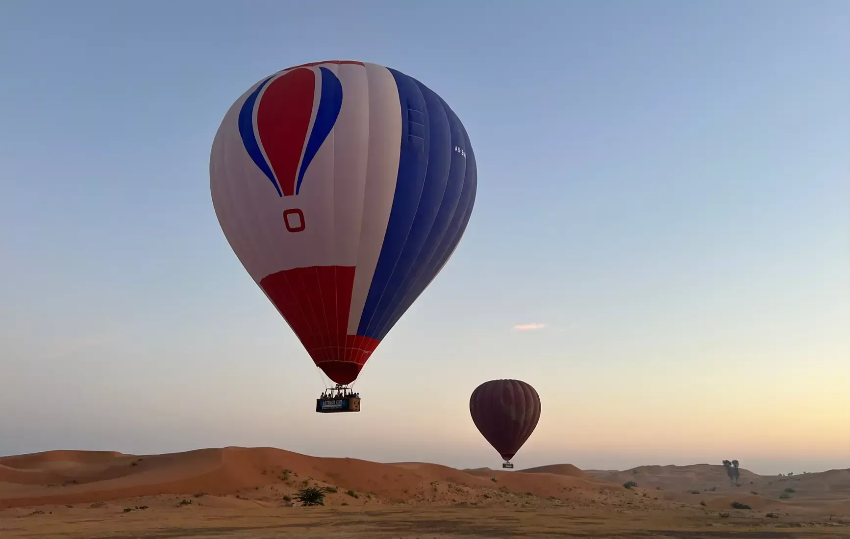 رحلة منطاد الهواء الساخن في رأس الخيمة